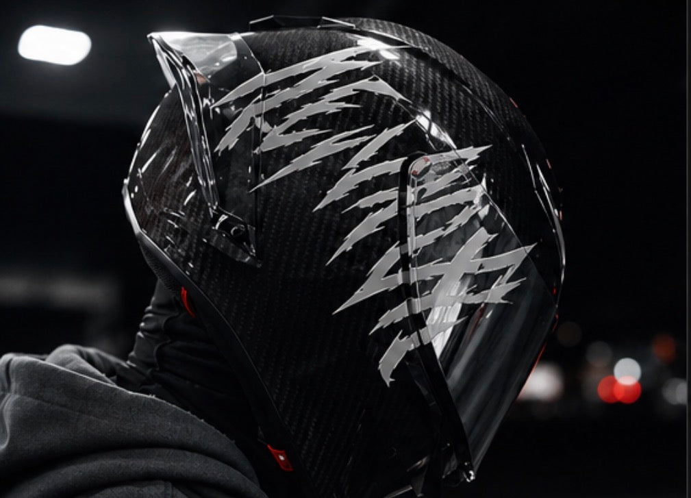CUSTOM helmet sticker